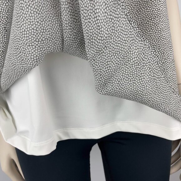 IRIS SETLAKWE Designer Flow Layered Printed Classic Office Tank Top Blouse sz 12 - Picture 3 of 9